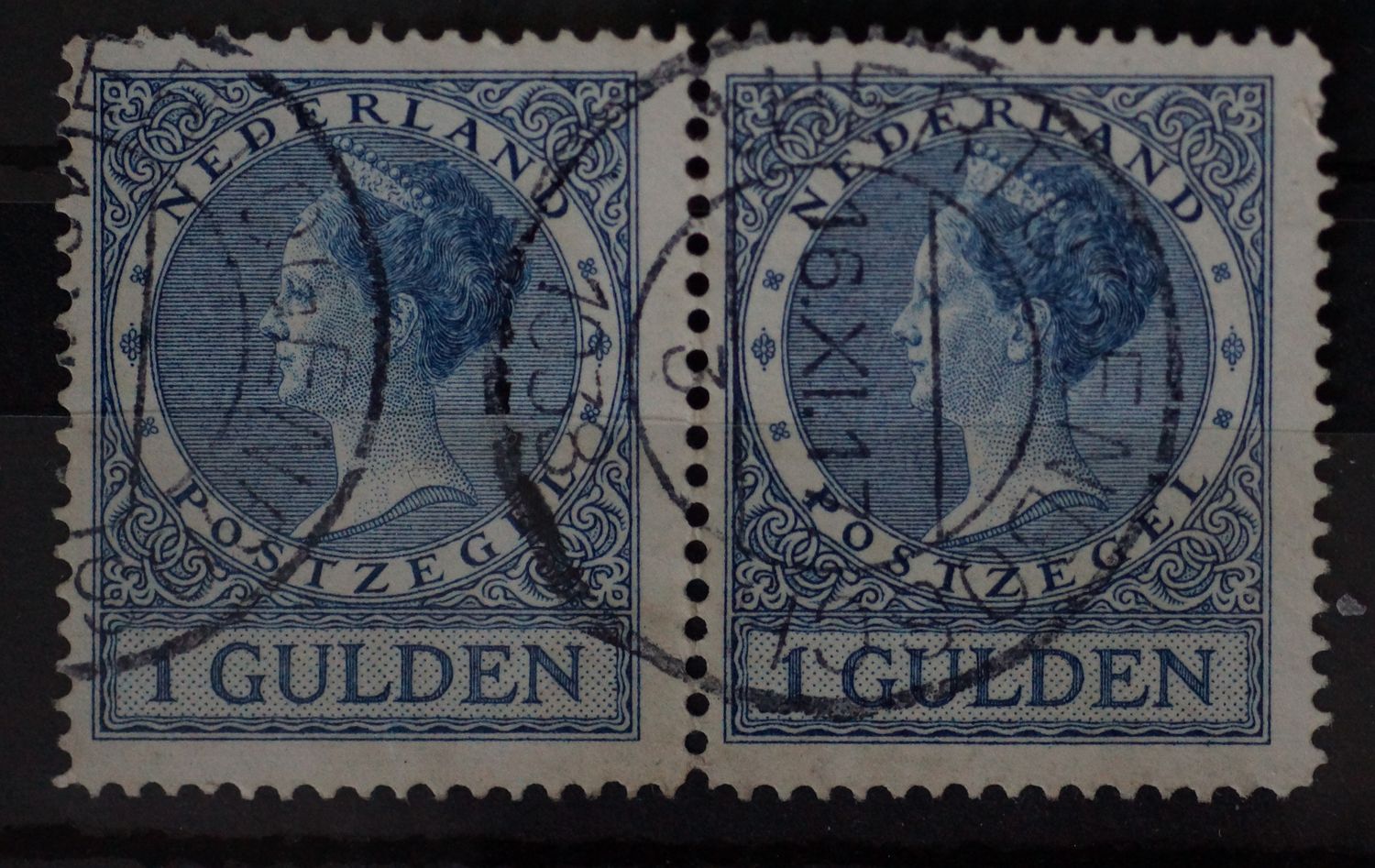 sHertogenbosch 3 op NVPH 163 (paar)