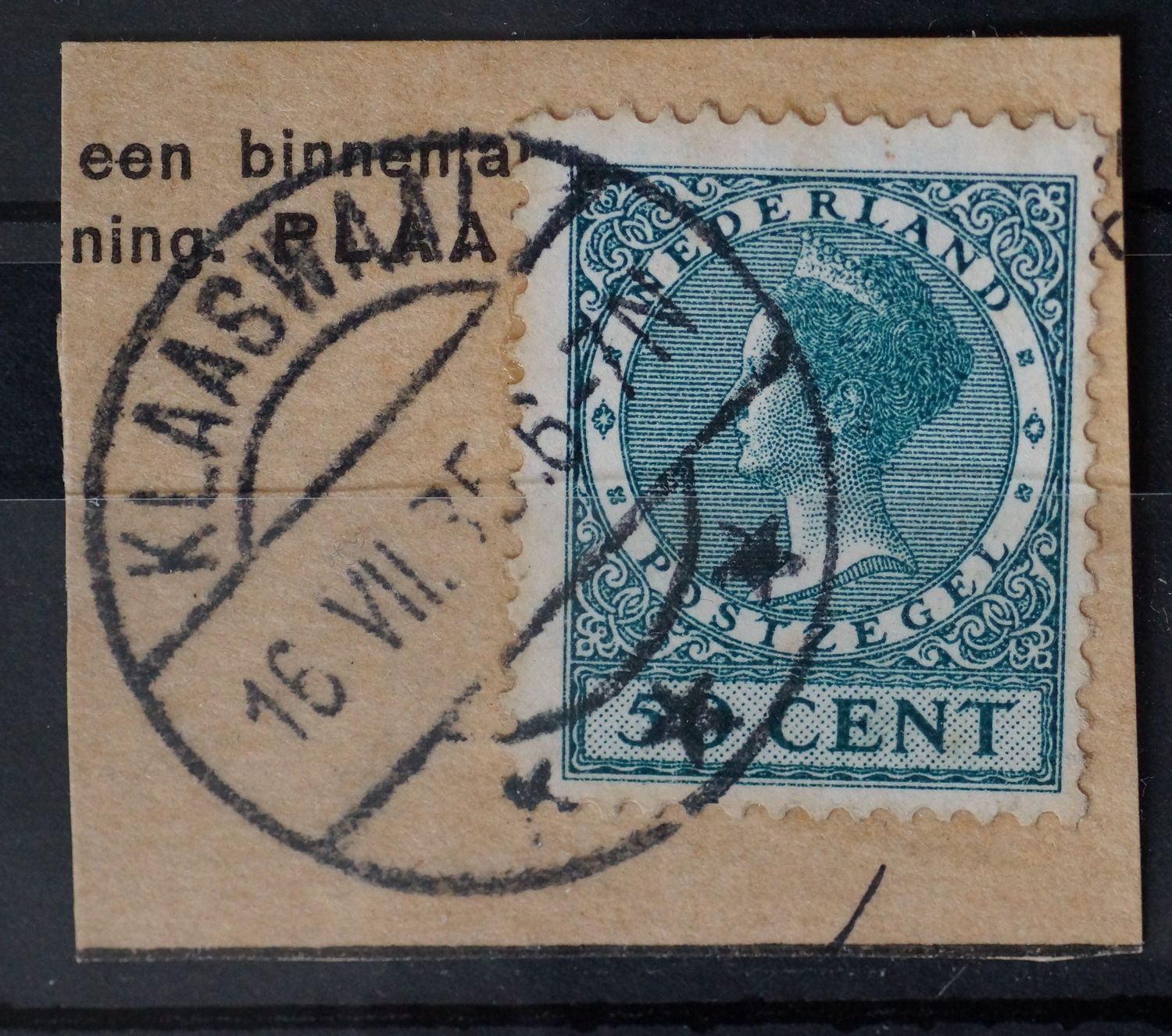 Klaaswaal op NVPH 197