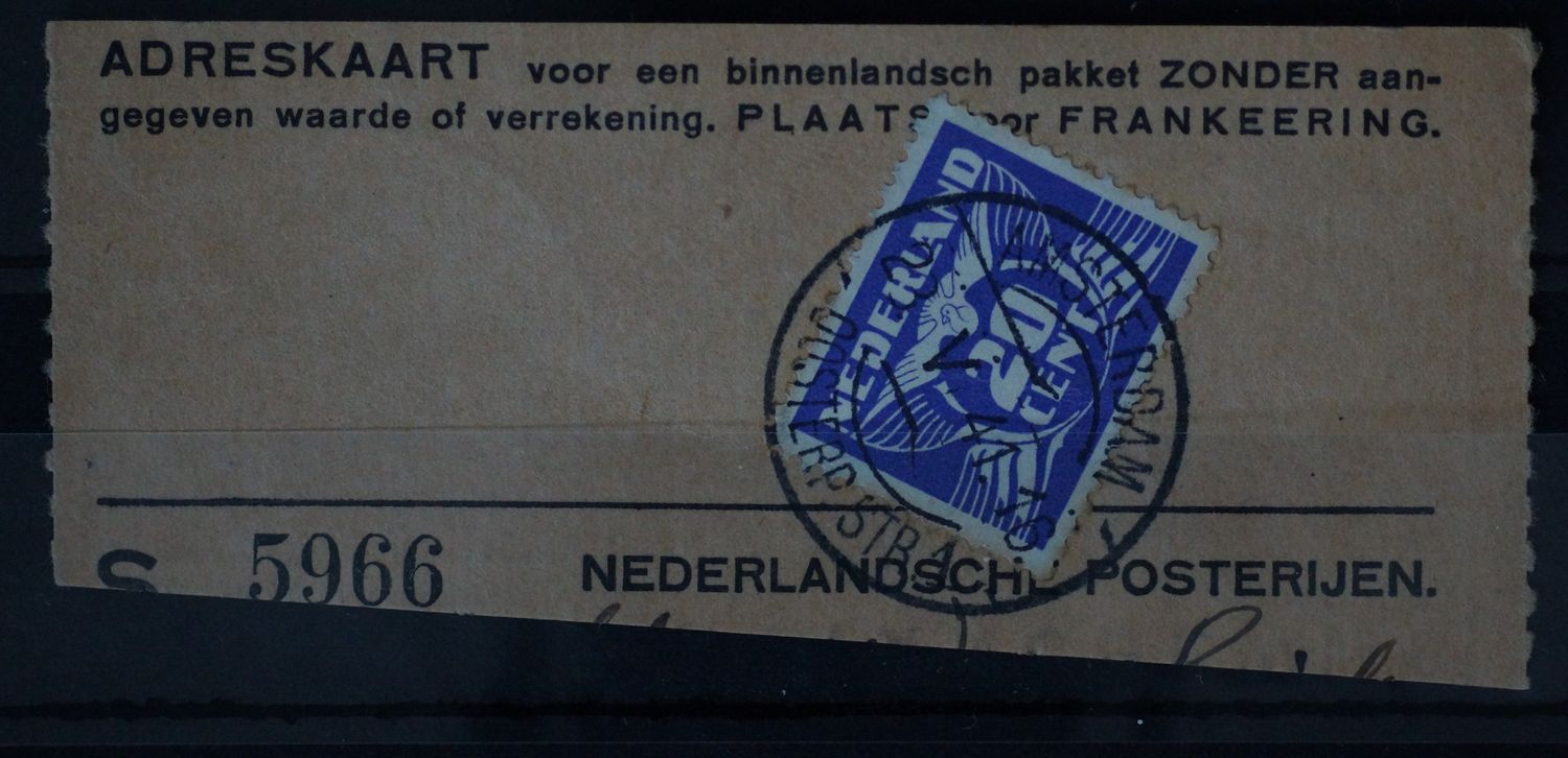 Amsterdam Oosterp.str. 1 op NVPH 386 - vrij schaars