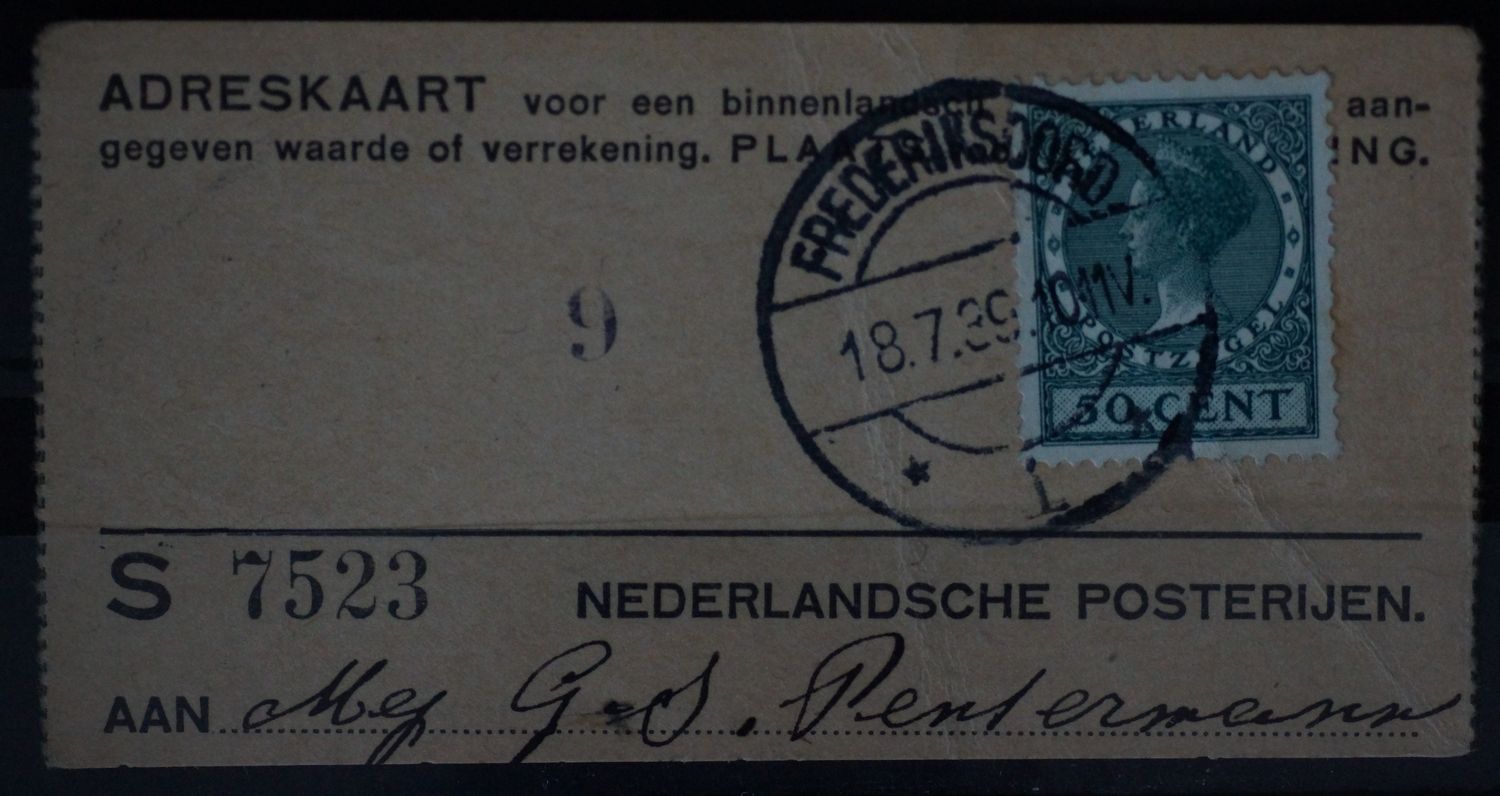 Frederiksoord 1 op NVPH 197 - vrij schaars