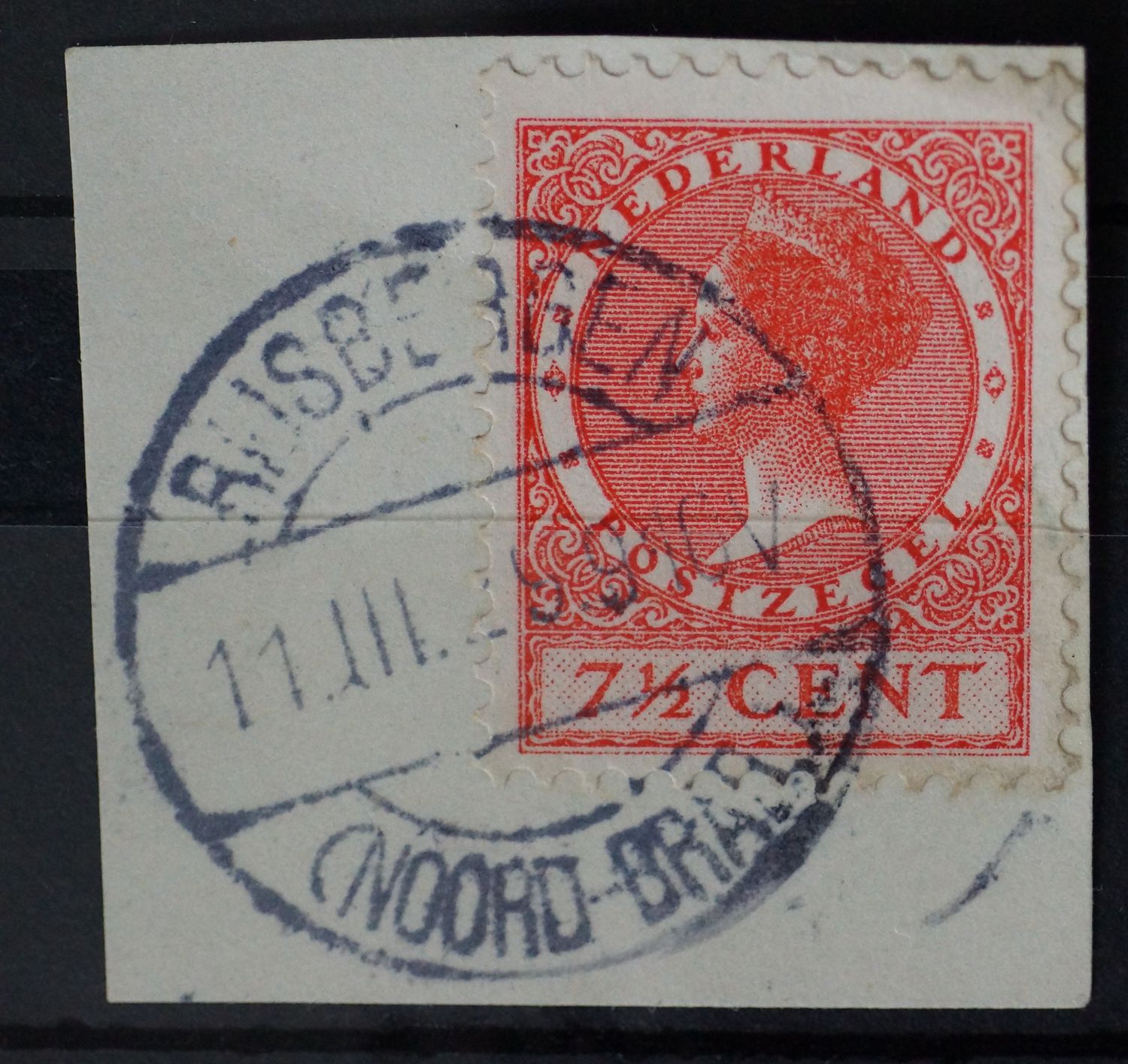 Rijsbergen (Noord-Brab.) op NVPH 179 - vrij schaars