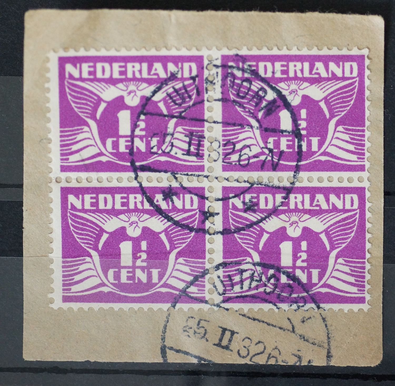 Uithoorn op NVPH 171 (blok) - vrij schaars