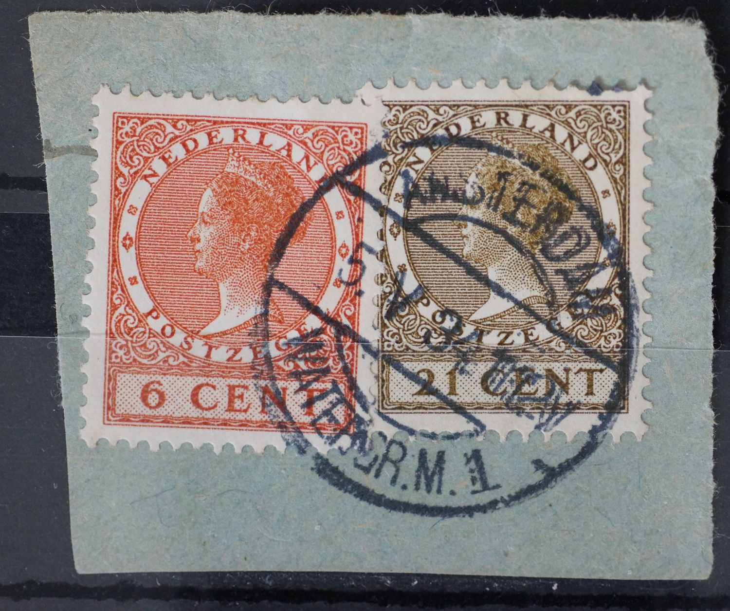 Amsterdam Watergr.M. 1 op NVPH 178 en 189
