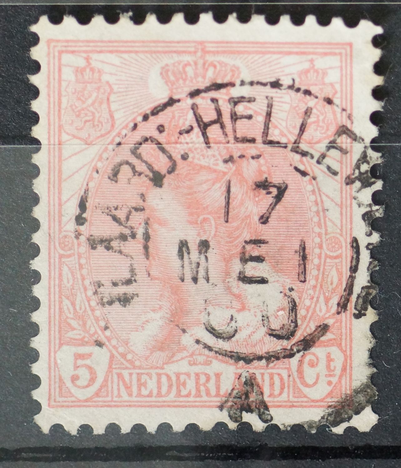 Vlaard:-Hellevoetsl: A op NVPH 60 Vlaard:-Hellevoetsl: A op NVPH 60