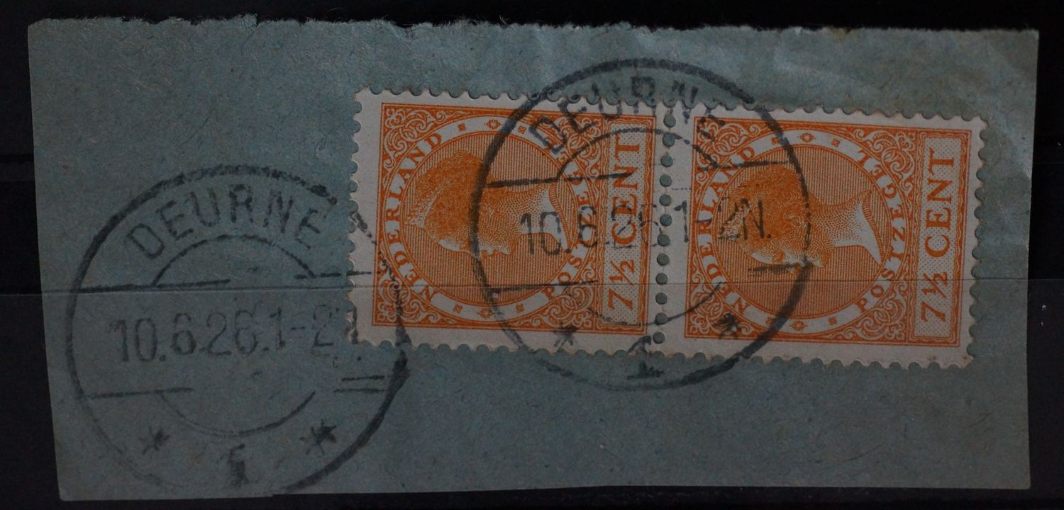Deurne 1 op NVPH 151 (paar) - vrij schaars