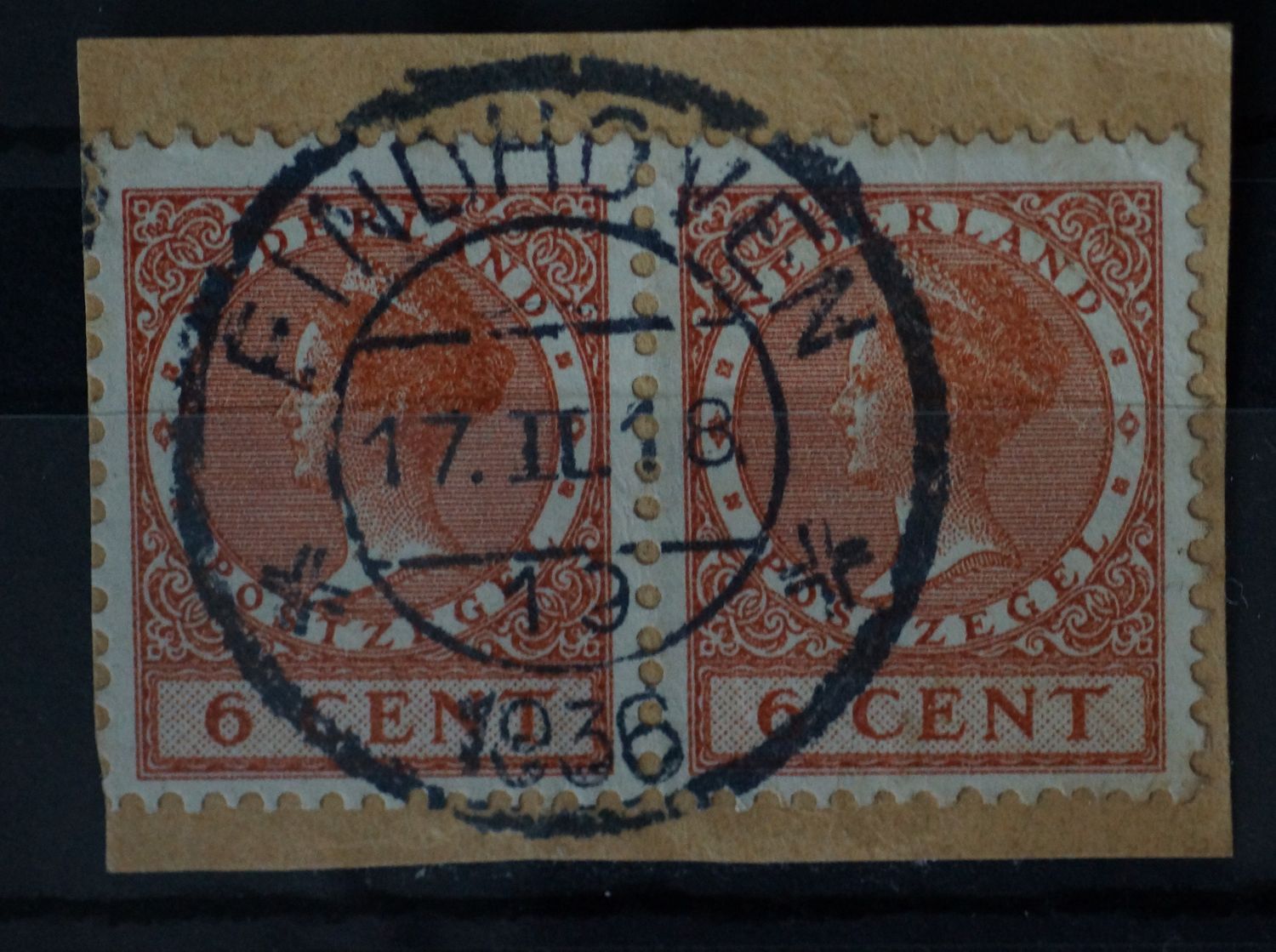 Eindhoven 19 op NVPH 178 (paar)