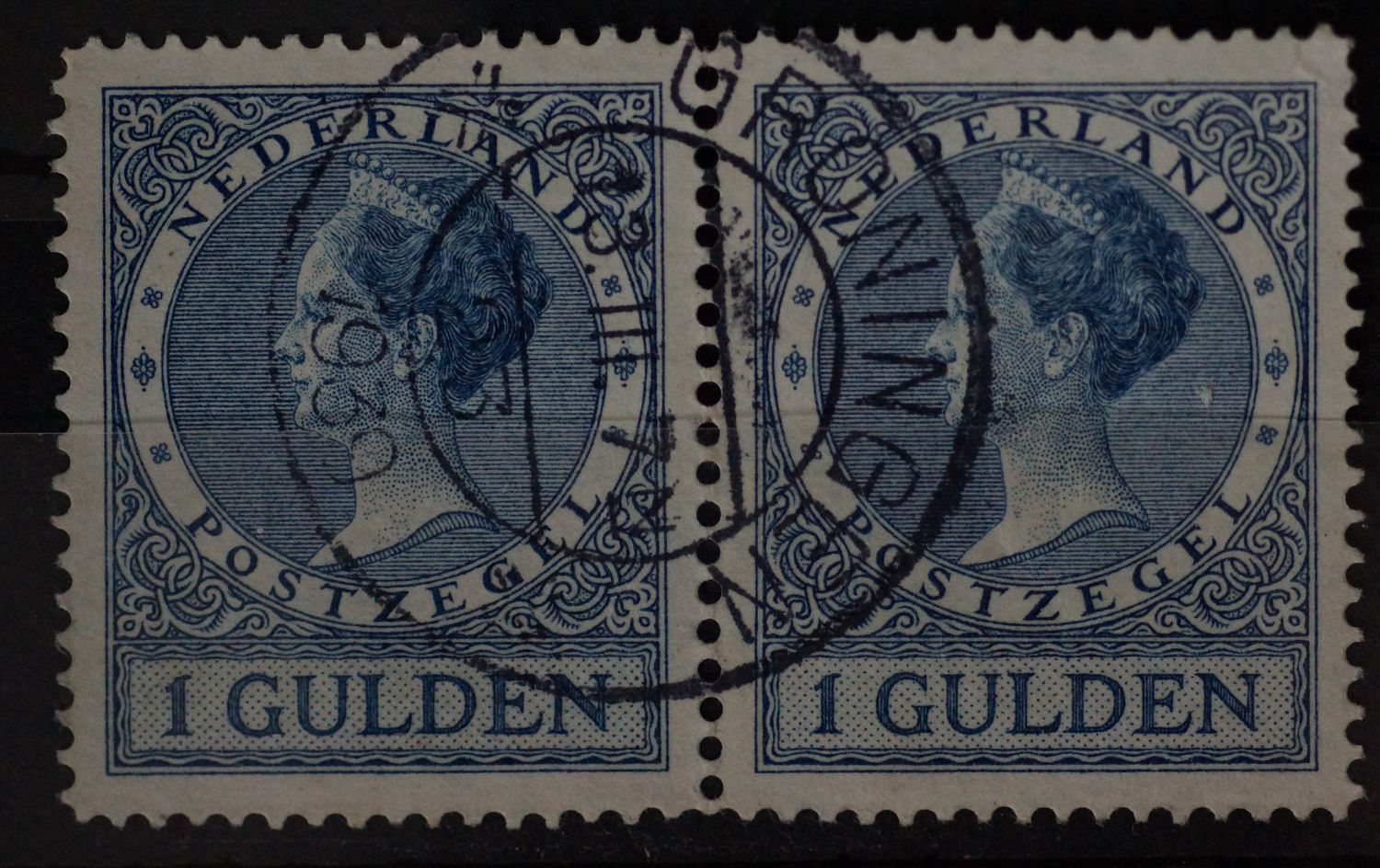 Groningen 23 op NVPH 163 (paar)