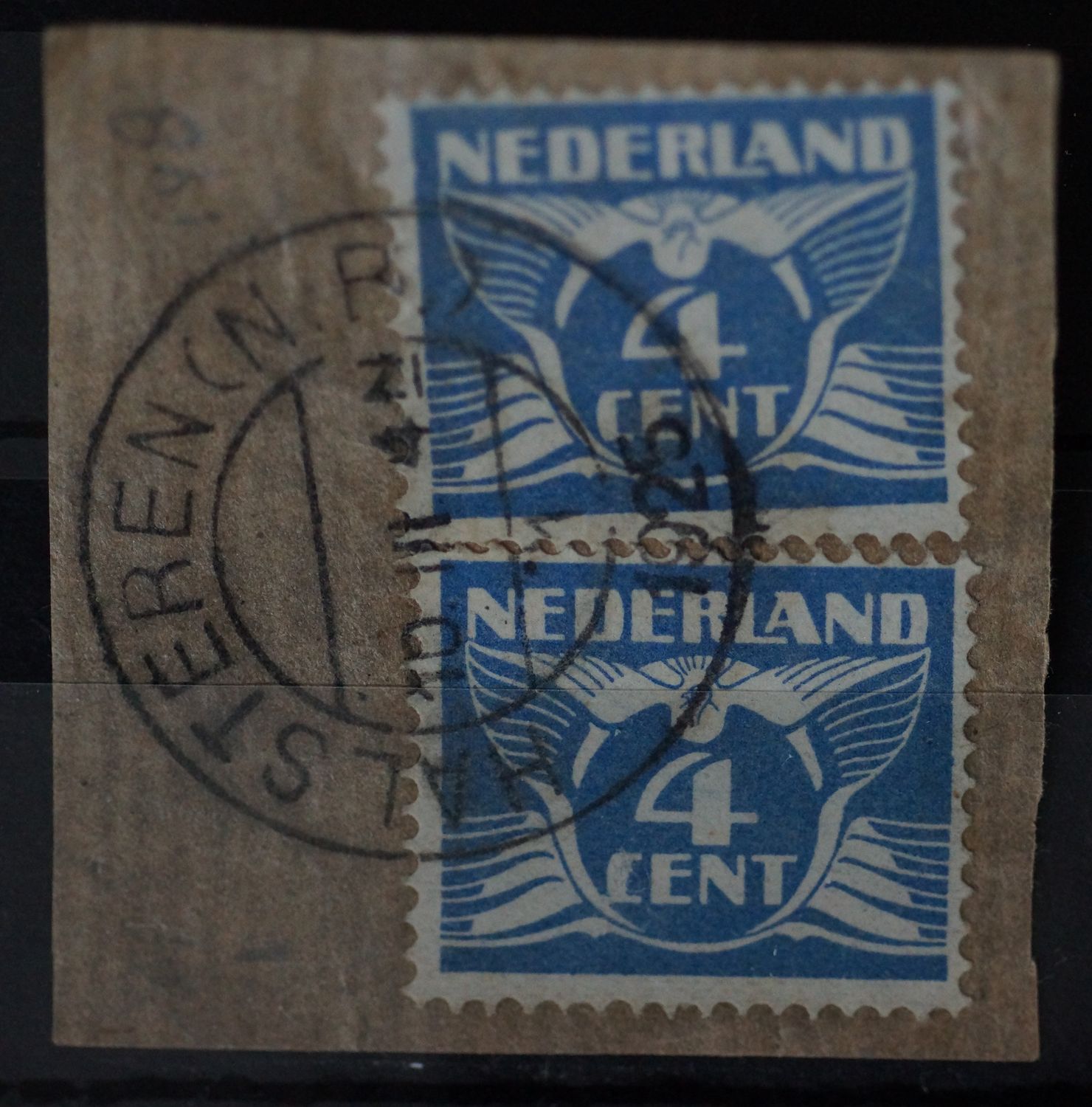 Halsteren (N.B.) 1 op NVPH 148 (2x)