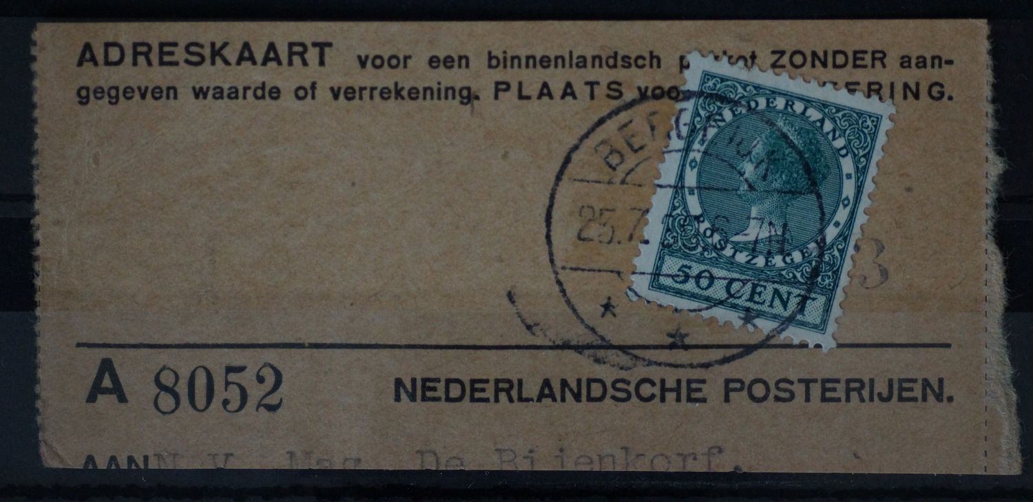 Bergeijk op NVPH 197 - vrij schaars