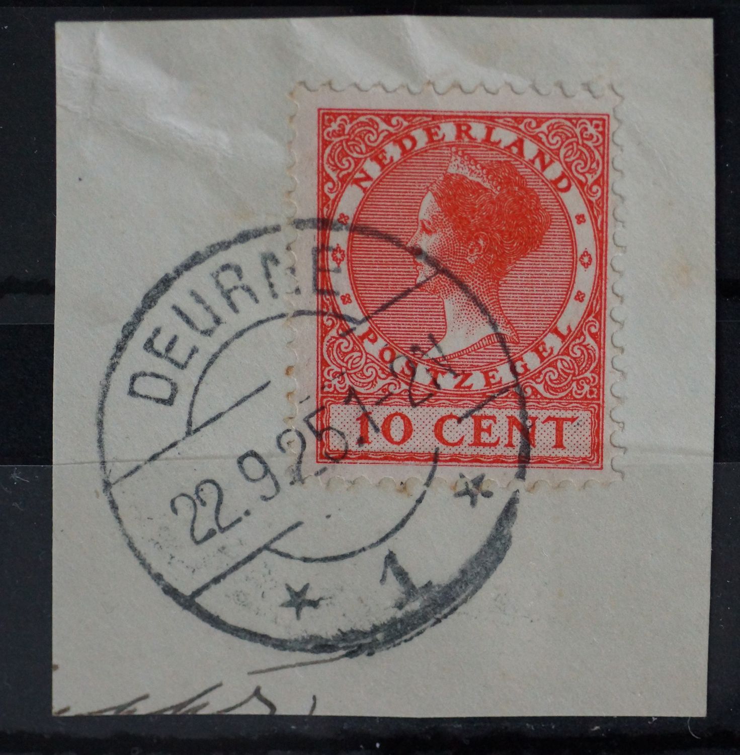 Deurne 1 op NVPH 153 - vrij schaars