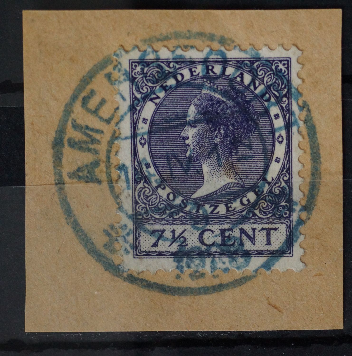 Amersfoort 9 op NVPH 180 (blauwgrijze inkt)