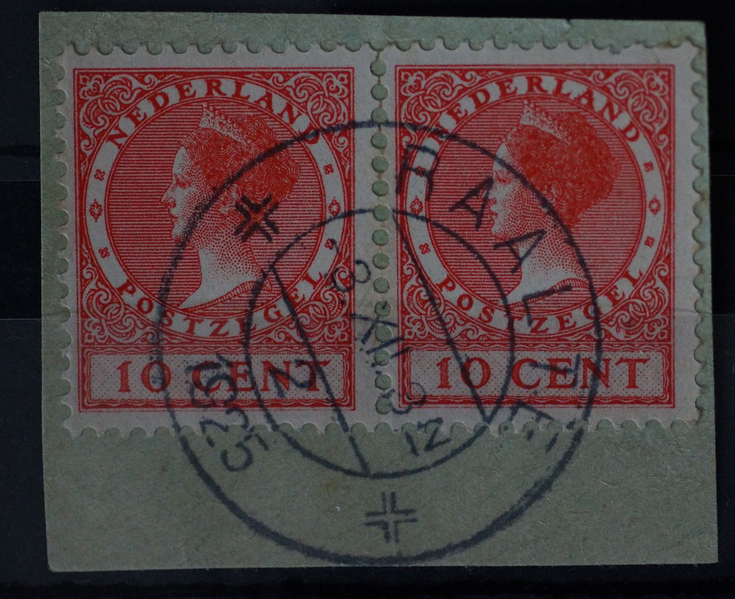 Raalte 2 op NVPH 153 (paar)