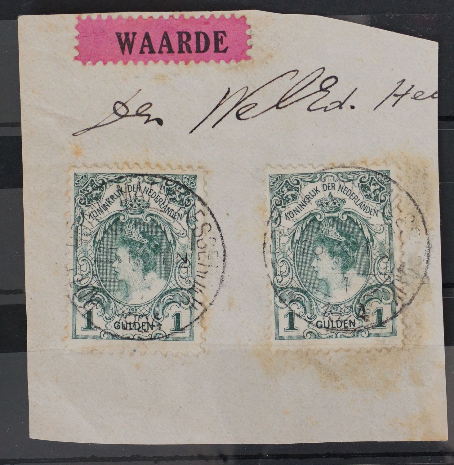 Rotterdam-Mathenesserdijk 1 op NVPH 77 (2x) Rotterdam-Mathenesserdijk 1 op NVPH 77 (2x)