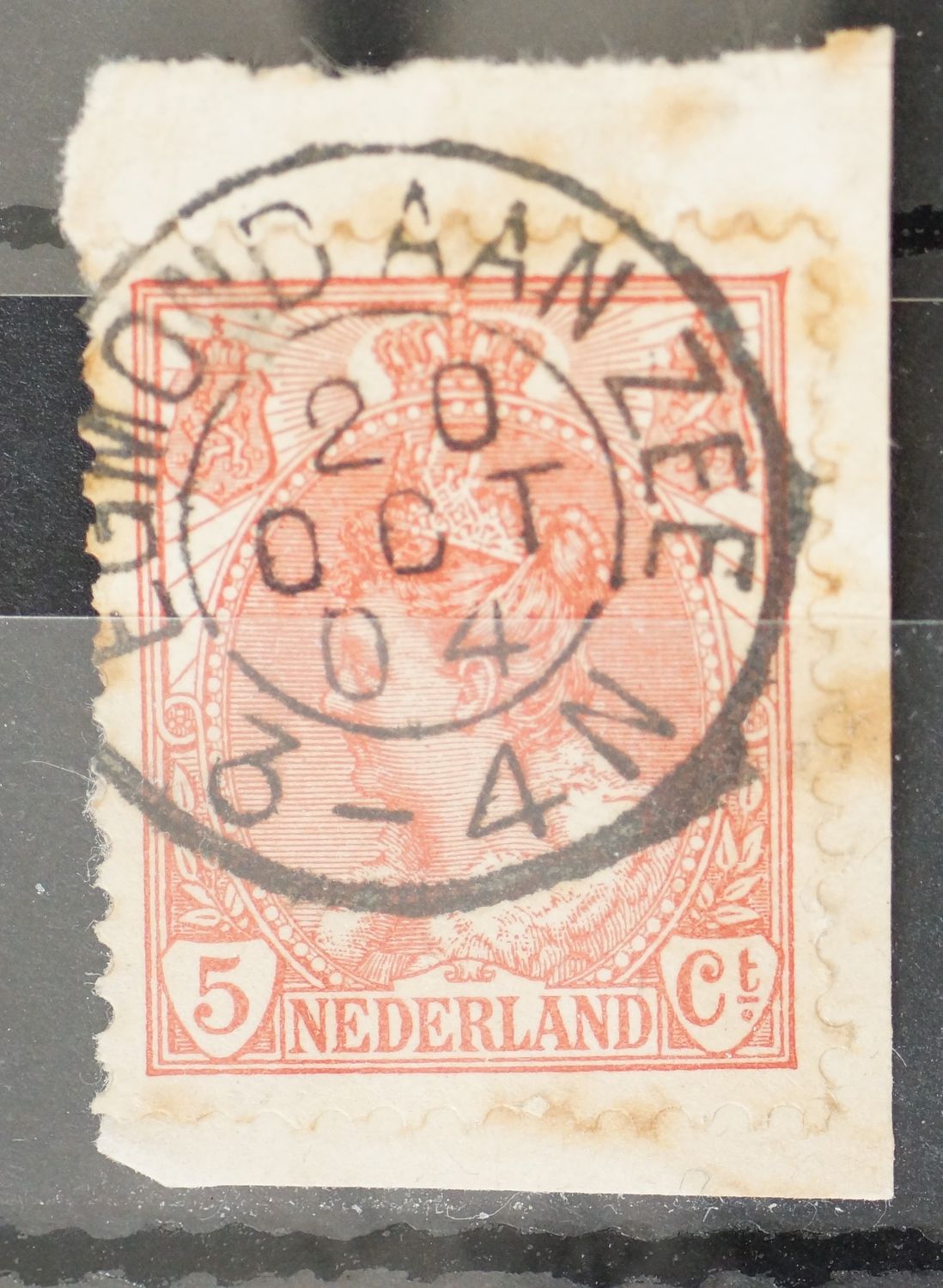 Egmond aan Zee op NVPH 60 (roest)