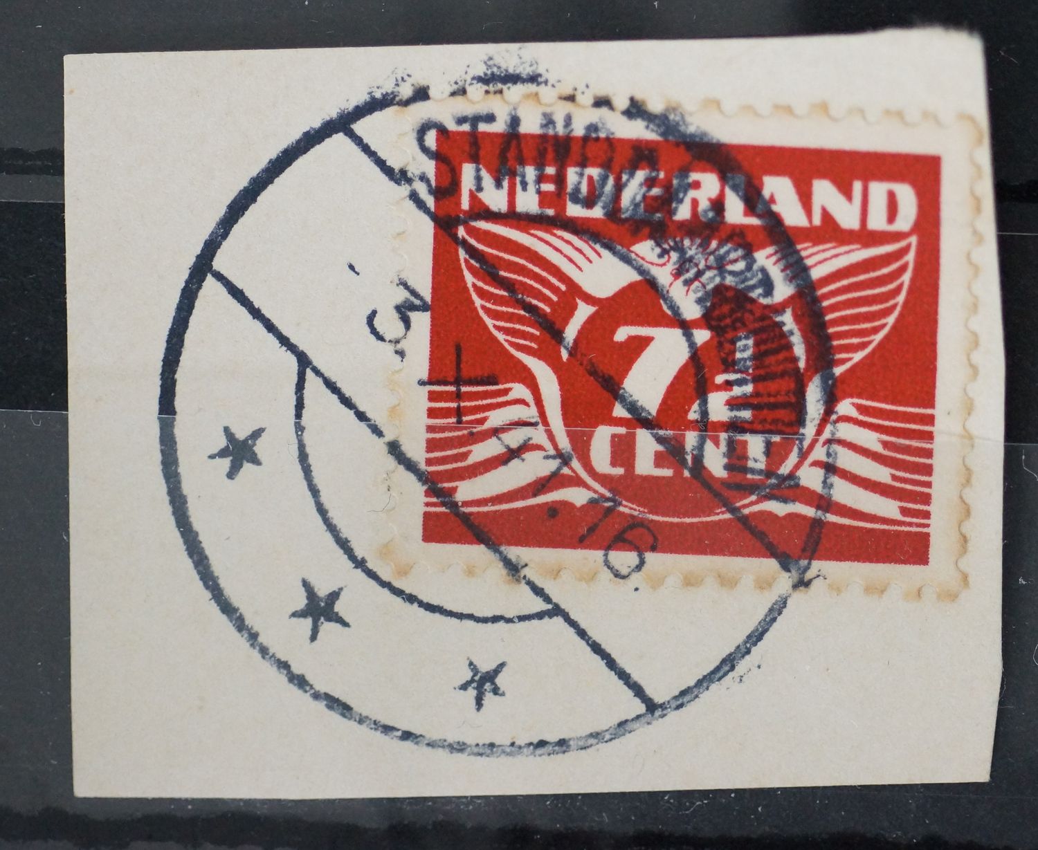 Standdaarbuiten op NVPH 381 Standdaarbuiten op NVPH 381