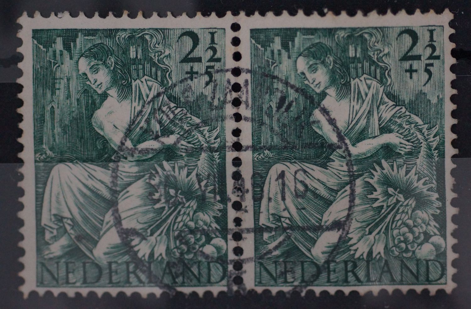 Koog-Zaandijk 5 op NVPH 450 (paar)