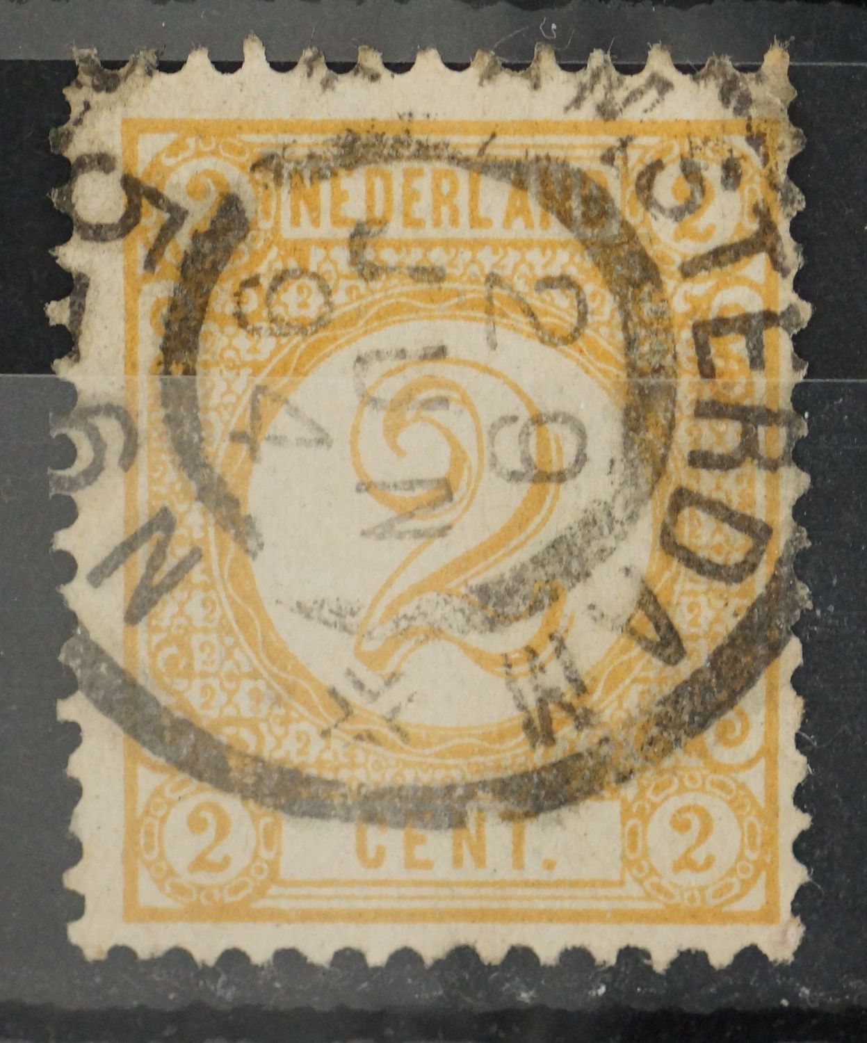 Proefstempel Amsterdam op NVPH 32