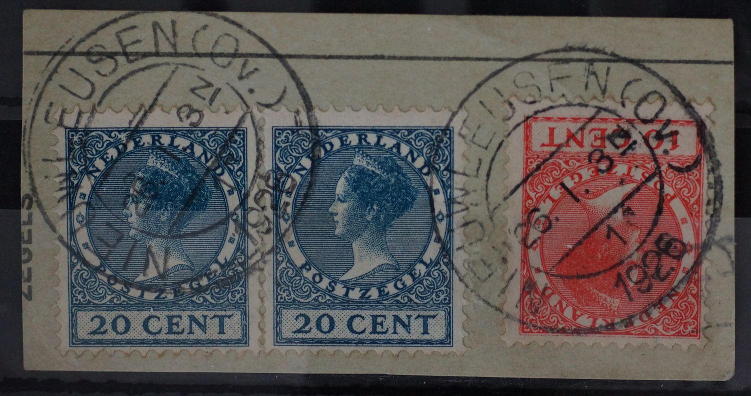 Nieuwleusen (Ov.) 1 op NVPH 182 en 188 (2x) Nieuwleusen (Ov.) 1 op NVPH 182 en 188 (2x)