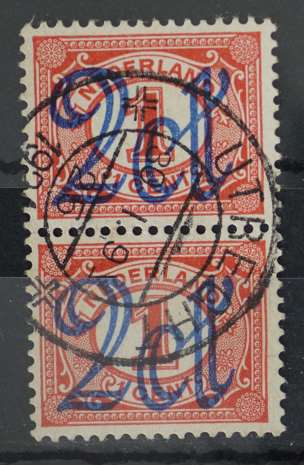 Utrecht 25 op NVPH 114 (paar)