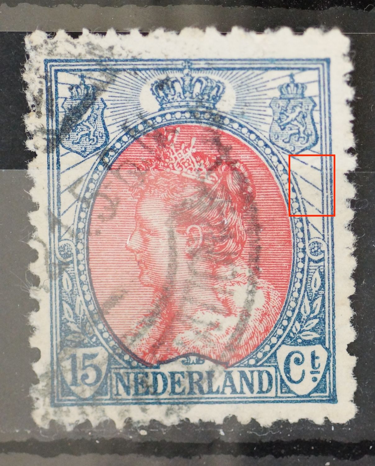 NVPH 65 - diverse breuken rechtst NVPH 65 - diverse breuken rechtst