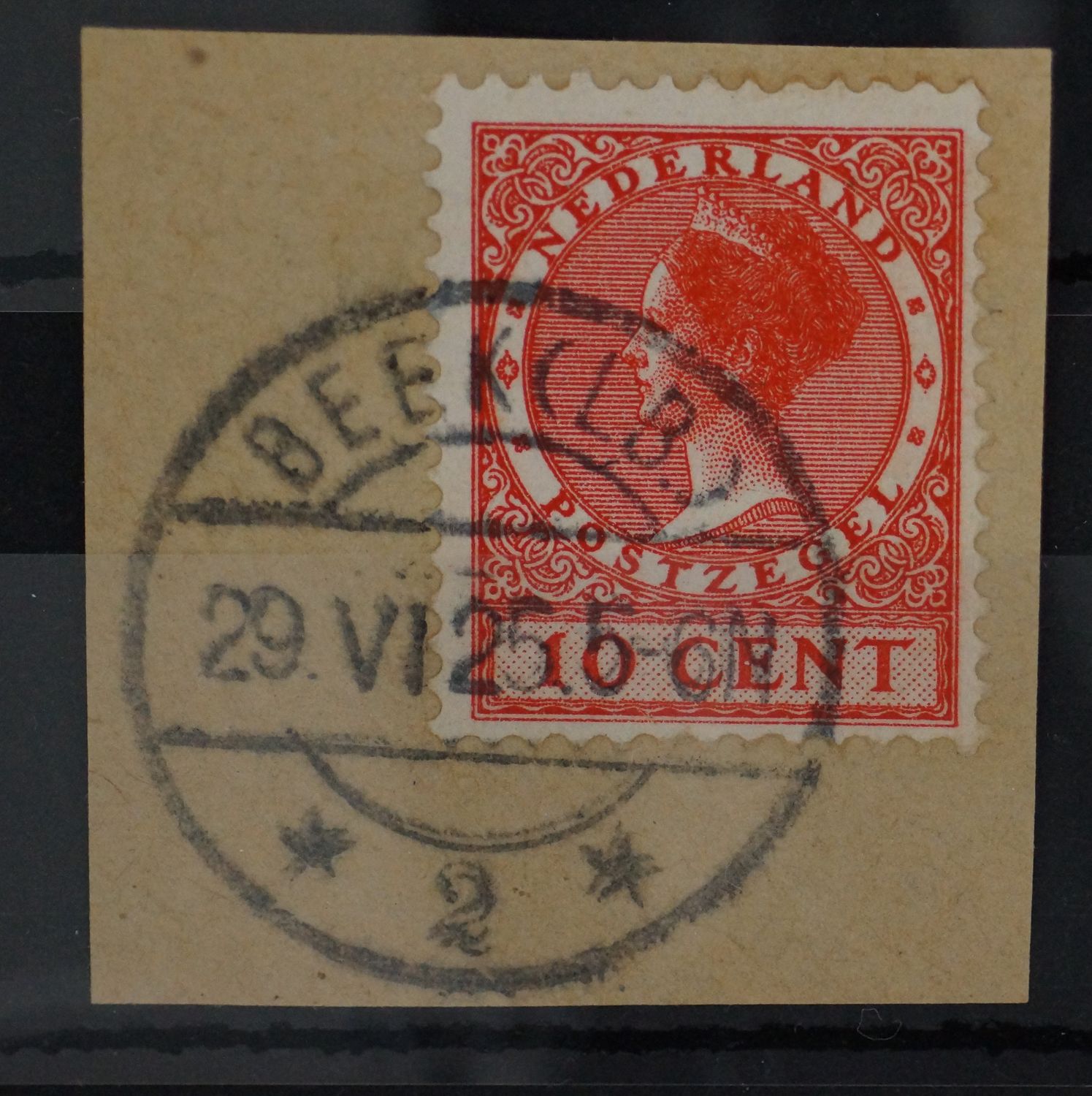 Beek (Lb.) 2 op NVPH 153 - vrij schaars Beek (Lb.) 2 op NVPH 153 - vrij schaars