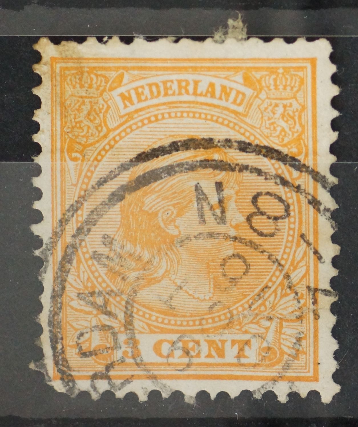 Dubbelring Amsterdam op NVPH 34