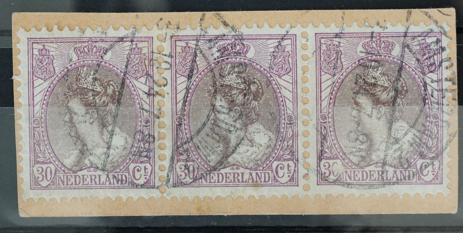 Amsterdam 2 op NVPH 72 (strip)