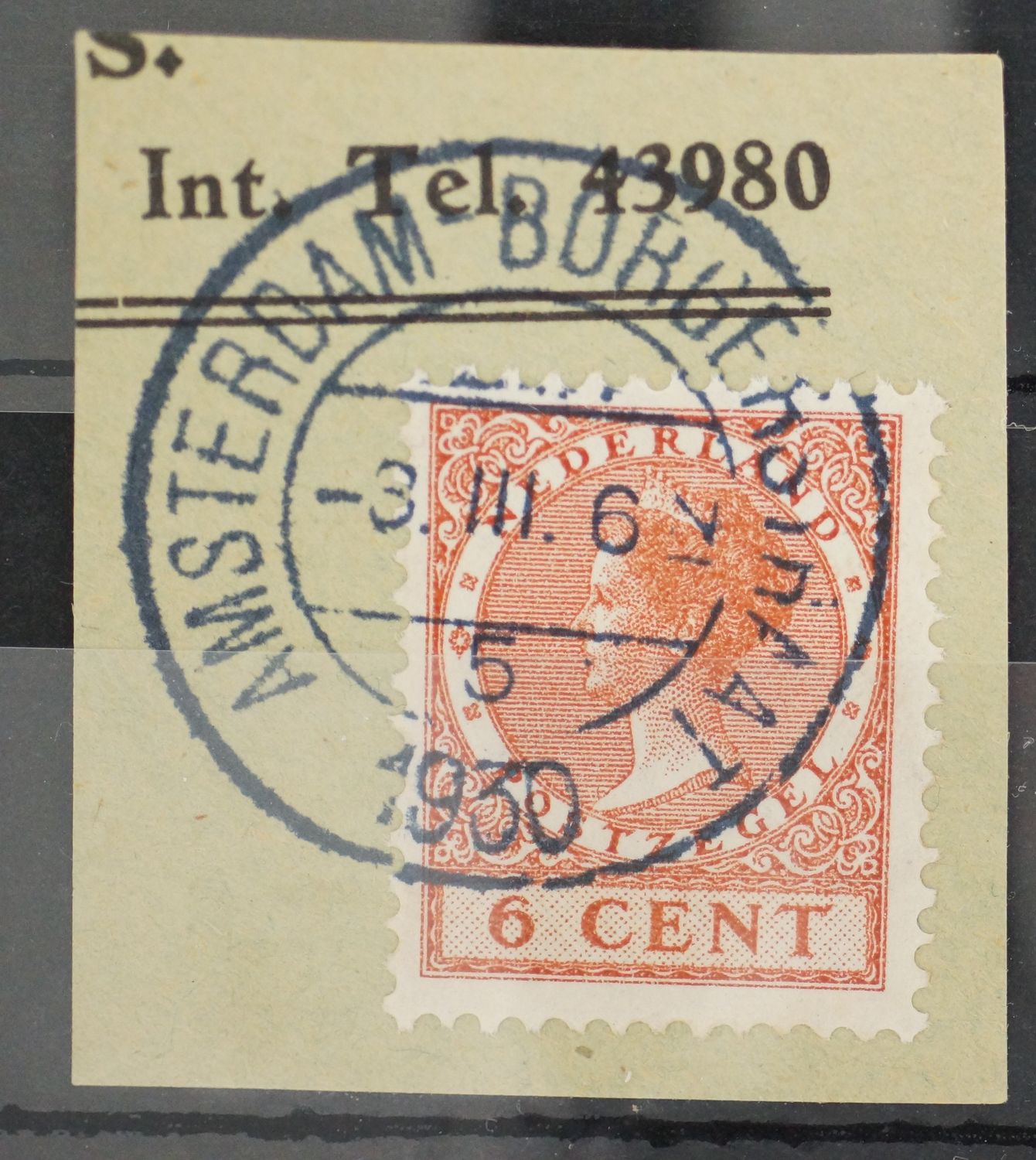 Amsterdam-Borgerstraat 5 op NVPH 178