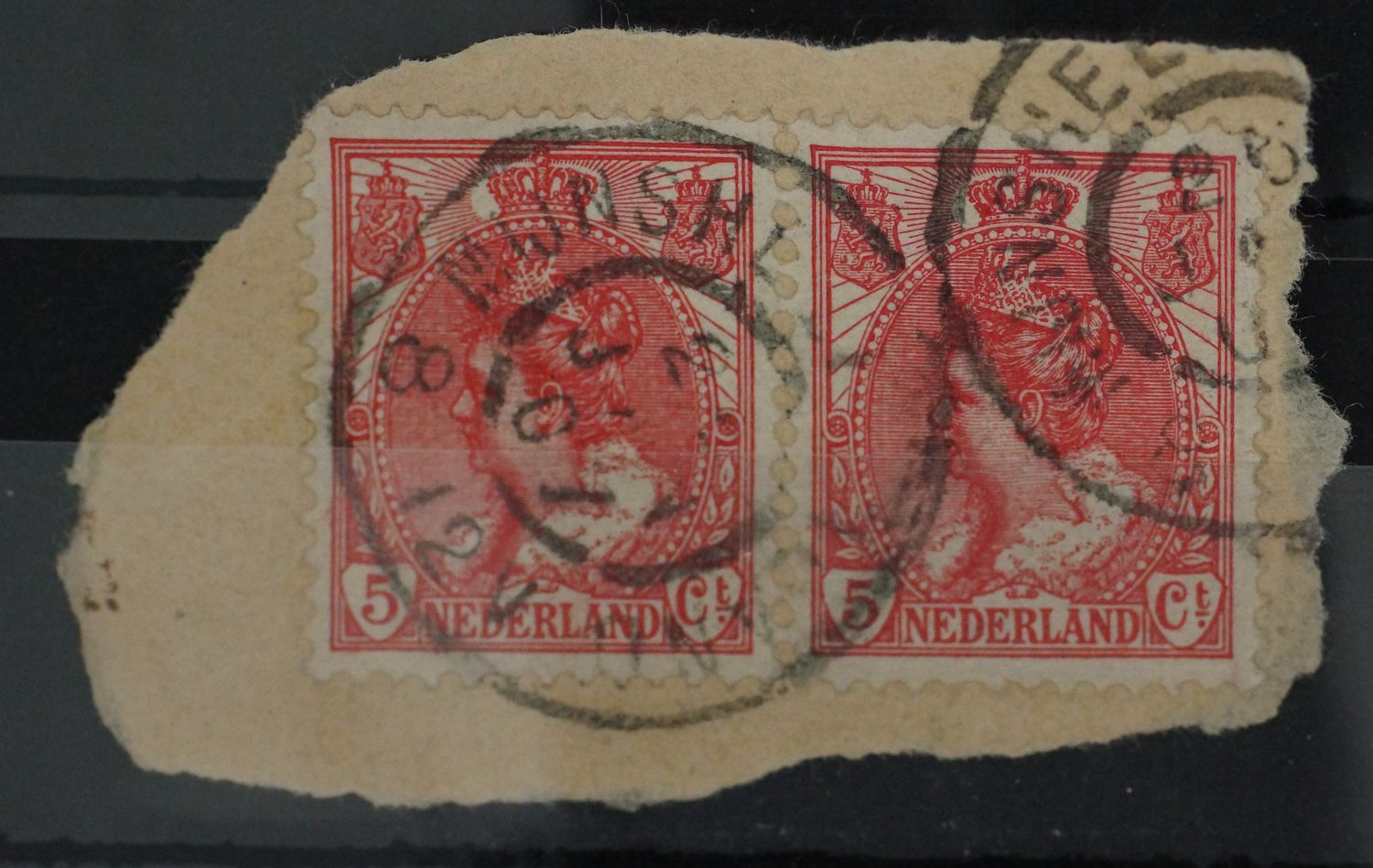 Mijnsheerenland op NVPH 60 (paar)