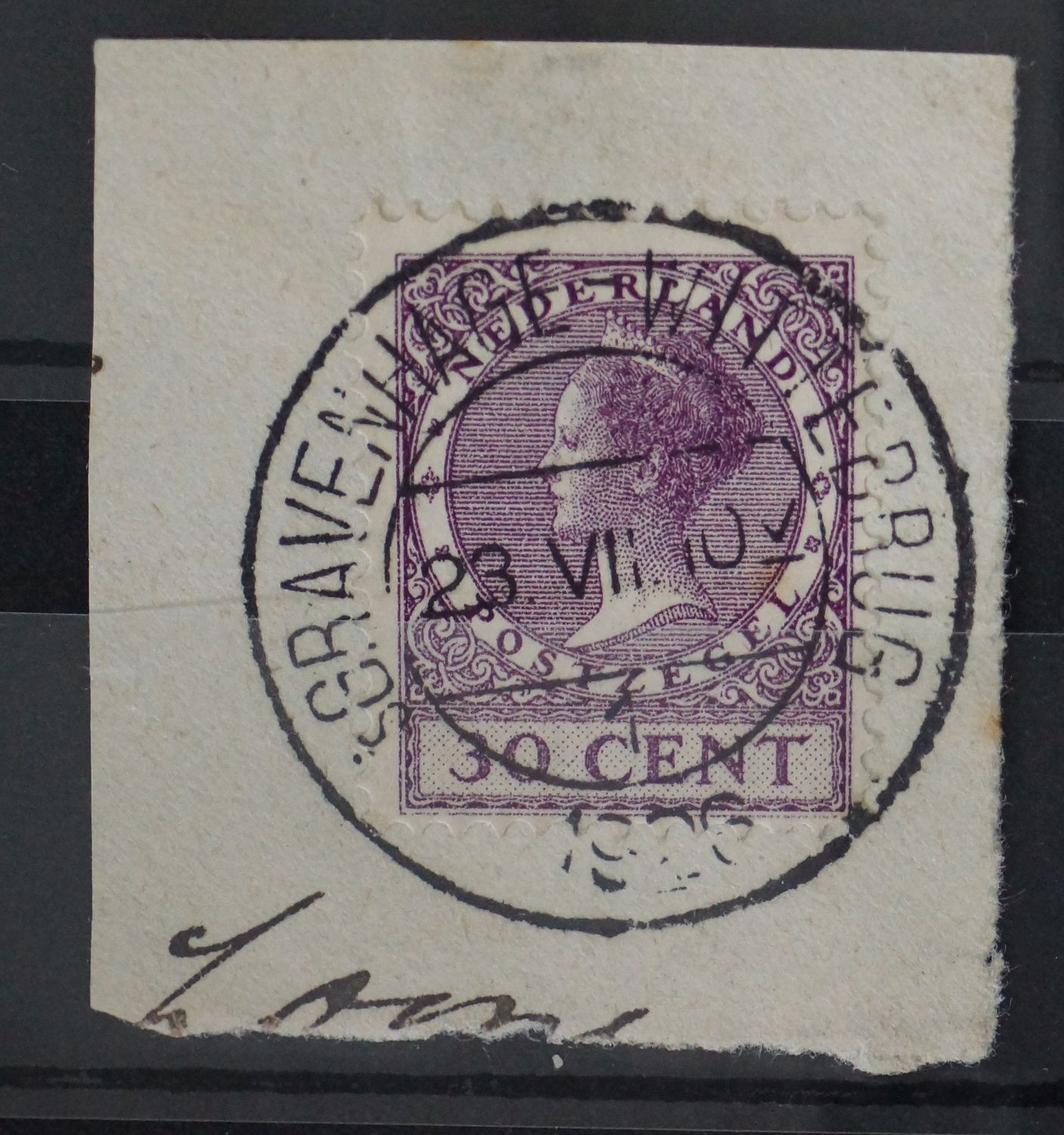 sGravenhage-Wittebrug 1 op NVPH 194 - schaars