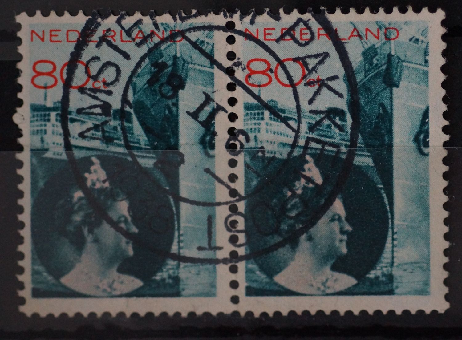 Amsterdam-Pakketpost 2 op NVPH 237 (paar)