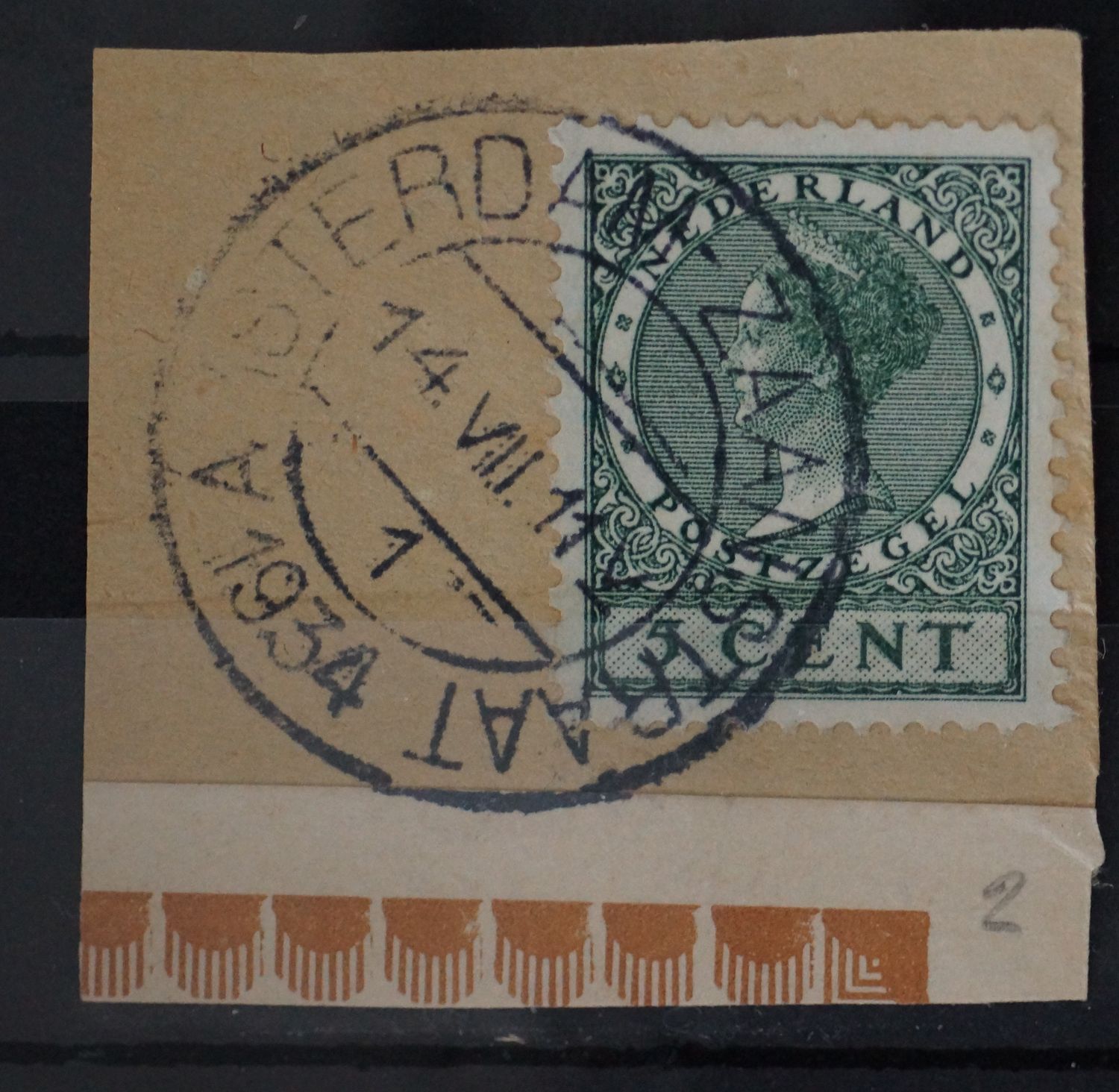 Amsterdam-Zaanstraat 1 op NVPH 177 Amsterdam-Zaanstraat 1 op NVPH 177