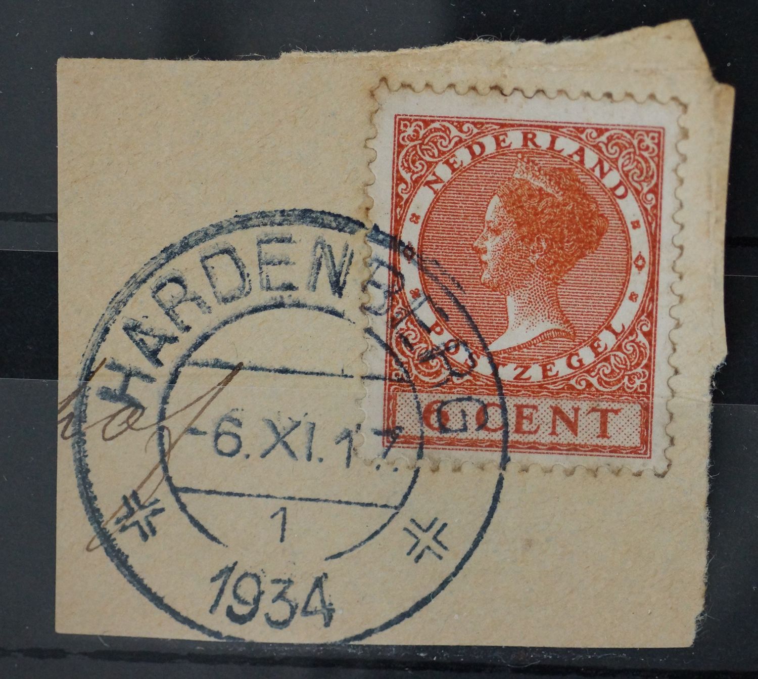 Hardenberg 1 op NVPH 178