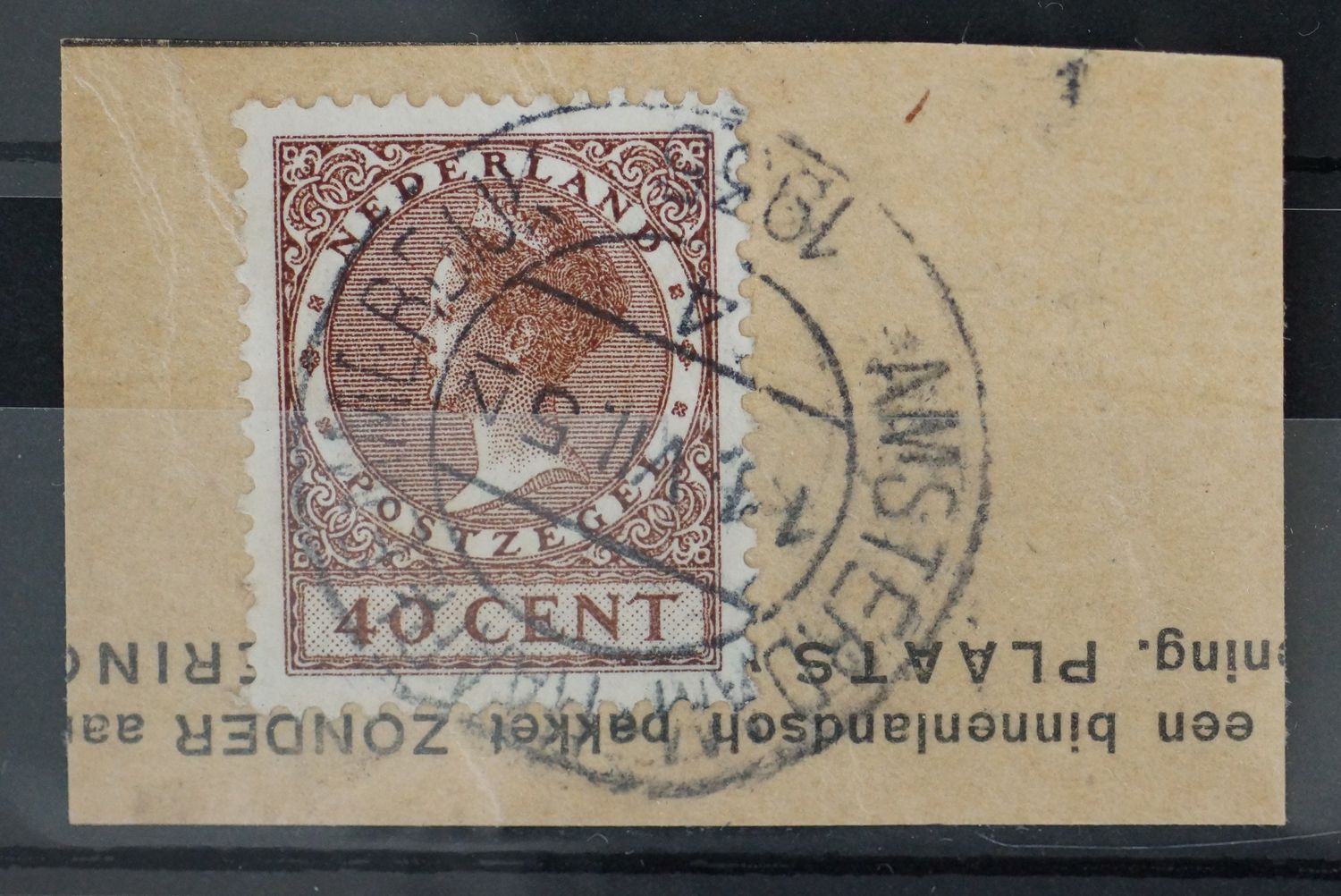 Amsterdam-Haarlemmerdijk 4 op NVPH 196