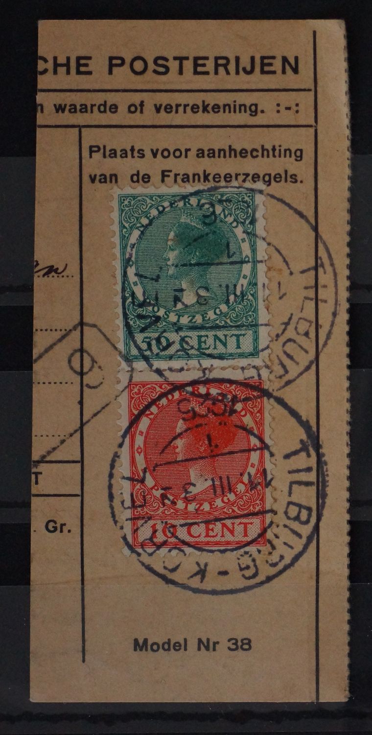 Tilburg-Korvel 1 op NVPH 153 en 161