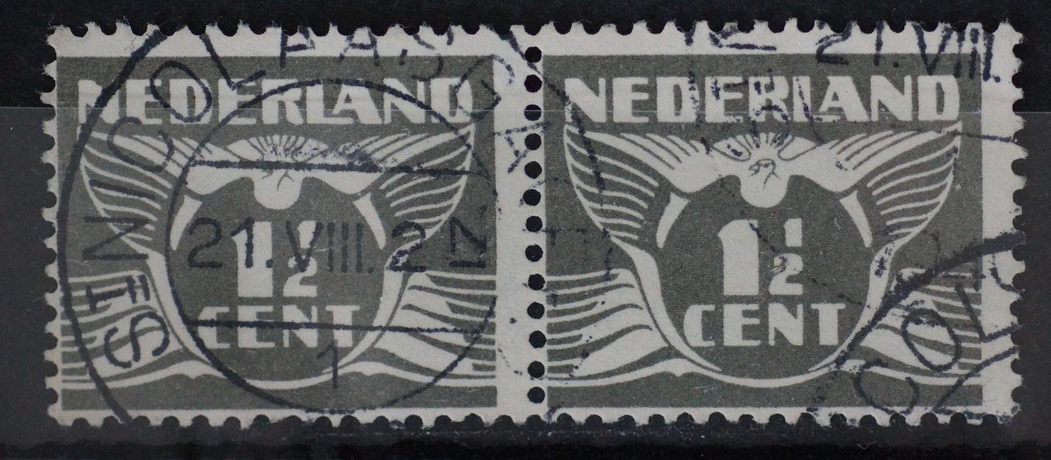St. Nicolaasga (Fr.) 1 op NVPH 172 (paar)