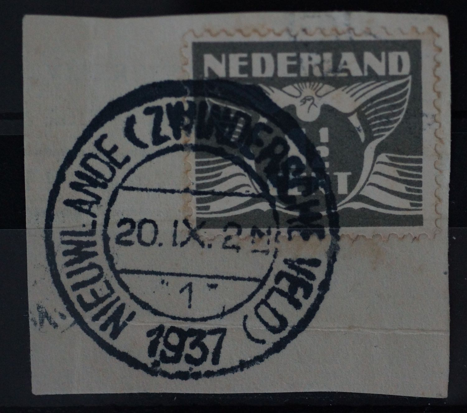 Nieuwelande (Zwindersche Veld) 1 op NVPH 172