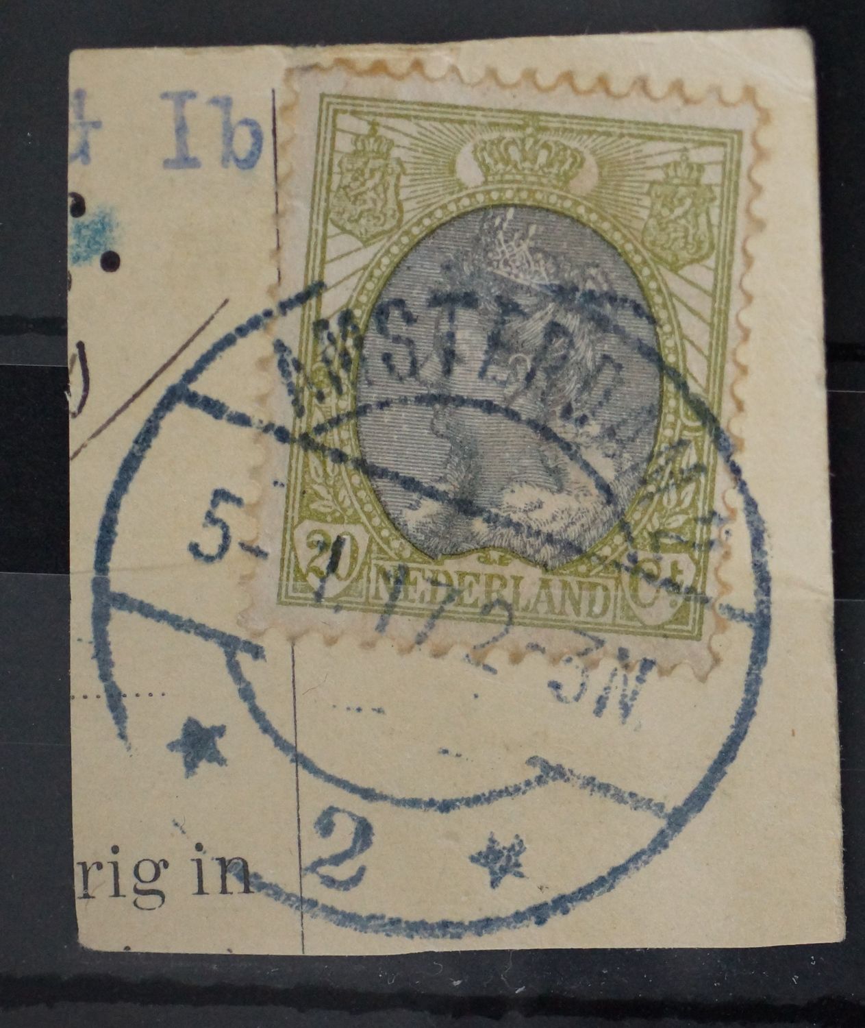 Amsterdam 2  2 op NVPH 69 - vrij schaars