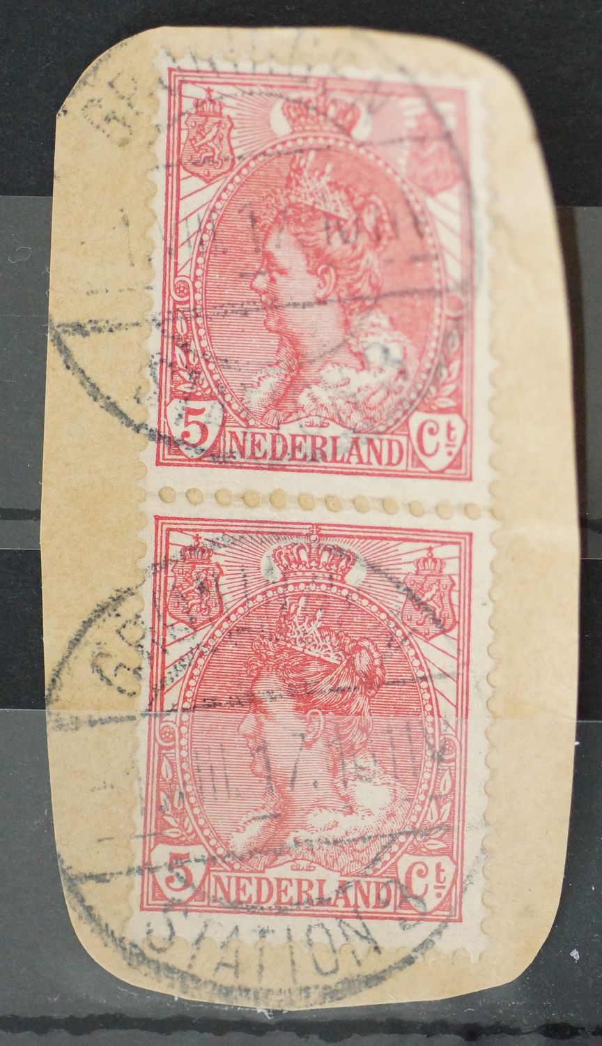 Groningen Station 3 op NVPH 60 (2x)