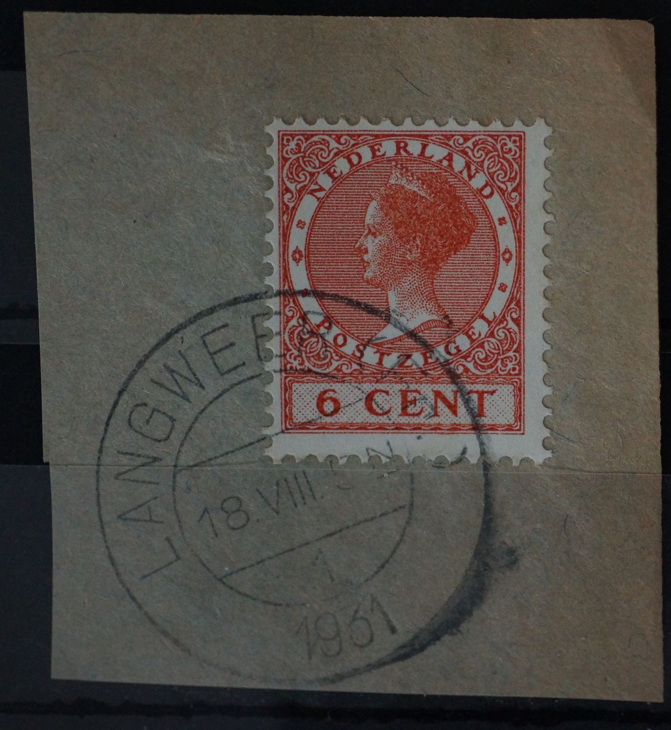 Langweer (Fr.) 1 op NVPH 178 Langweer (Fr.) 1 op NVPH 178