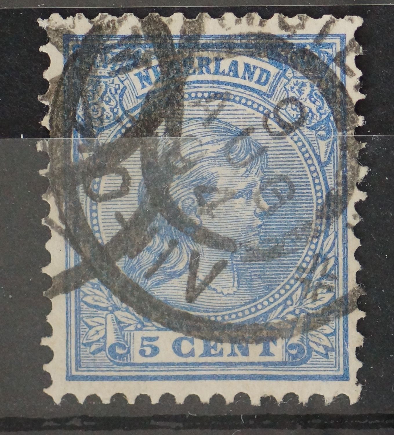 proefstempel Amsterdam op NVPH 35 (9-8-1894)