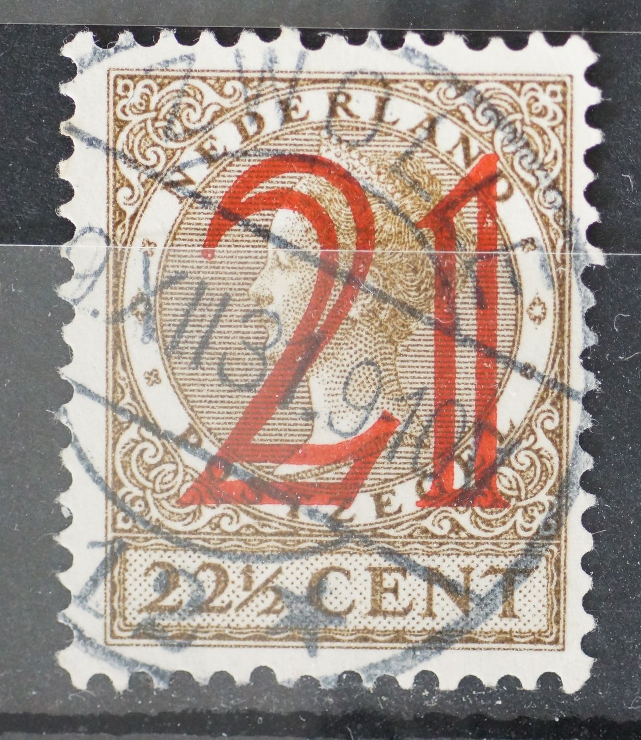 Zwolle 12 op NVPH 224 - vrij zeldzaam stempel