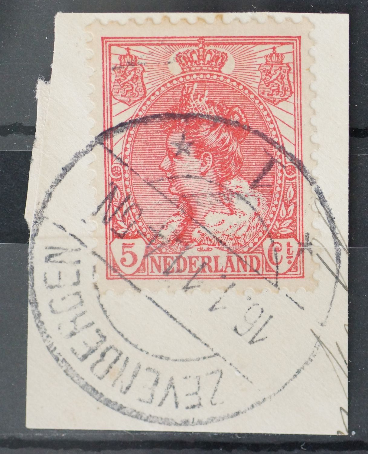 Zevenbergen 1 op NVPH 60 - vrij schaars