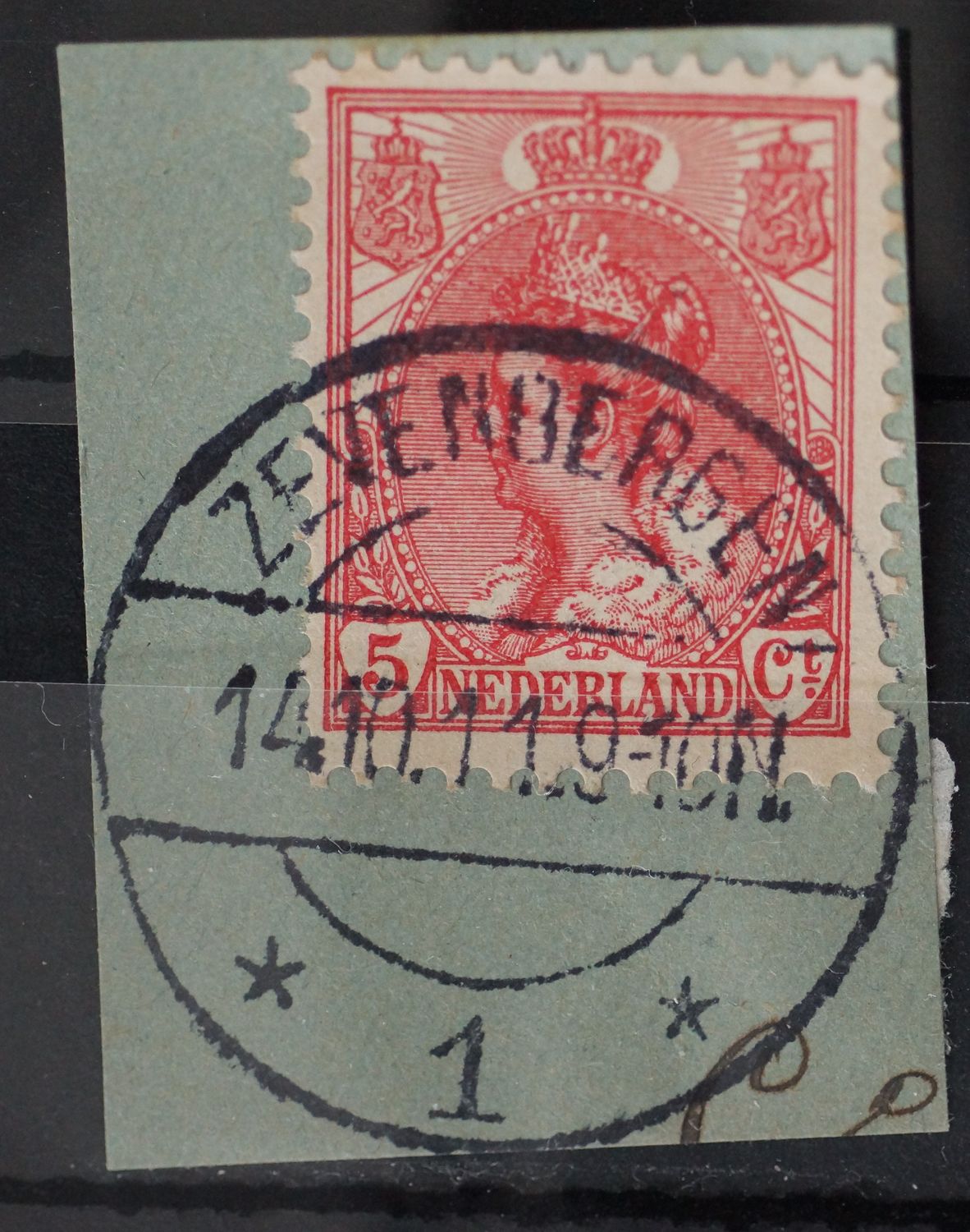 Zevenbergen 1 op NVPH 60 Zevenbergen 1 op NVPH 60