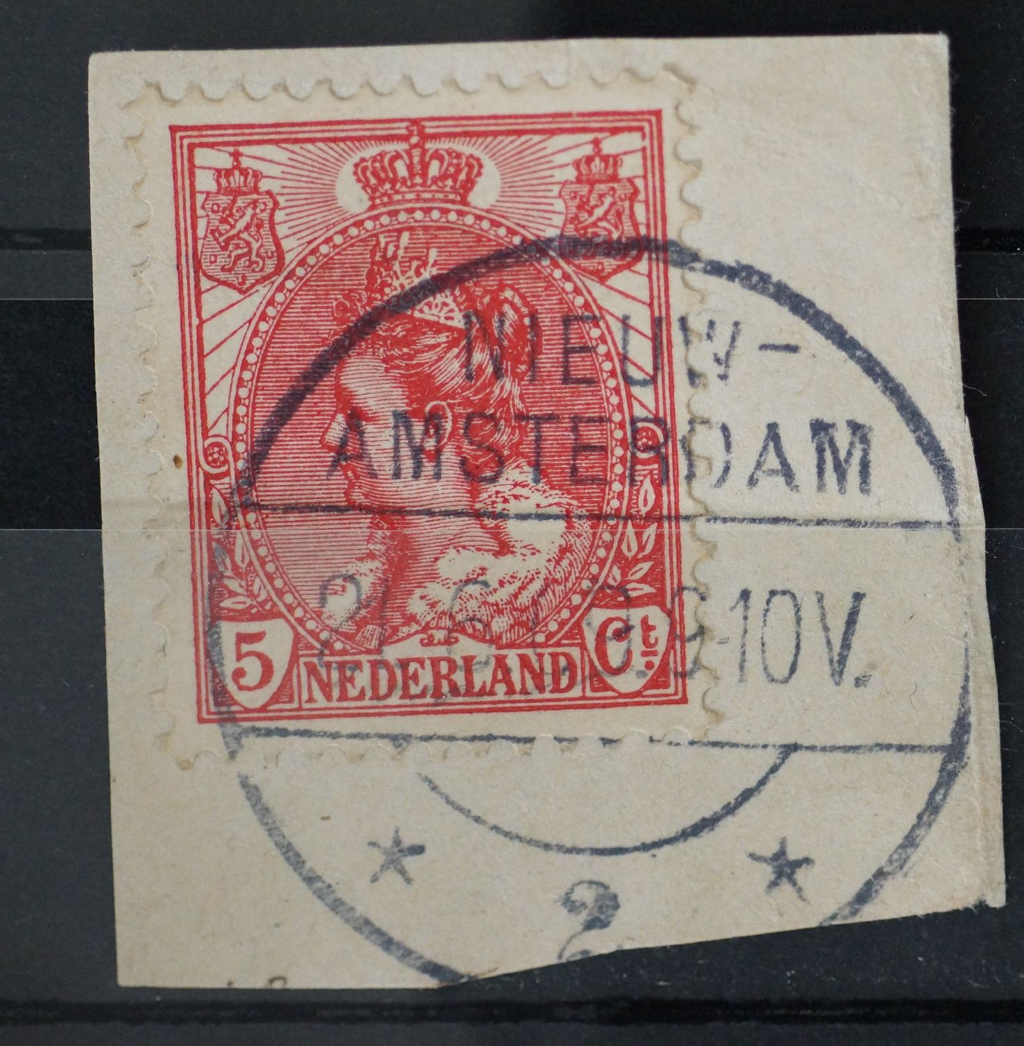 Nieuw-Amsterdam 2 op NVPH 60 Nieuw-Amsterdam 2 op NVPH 60