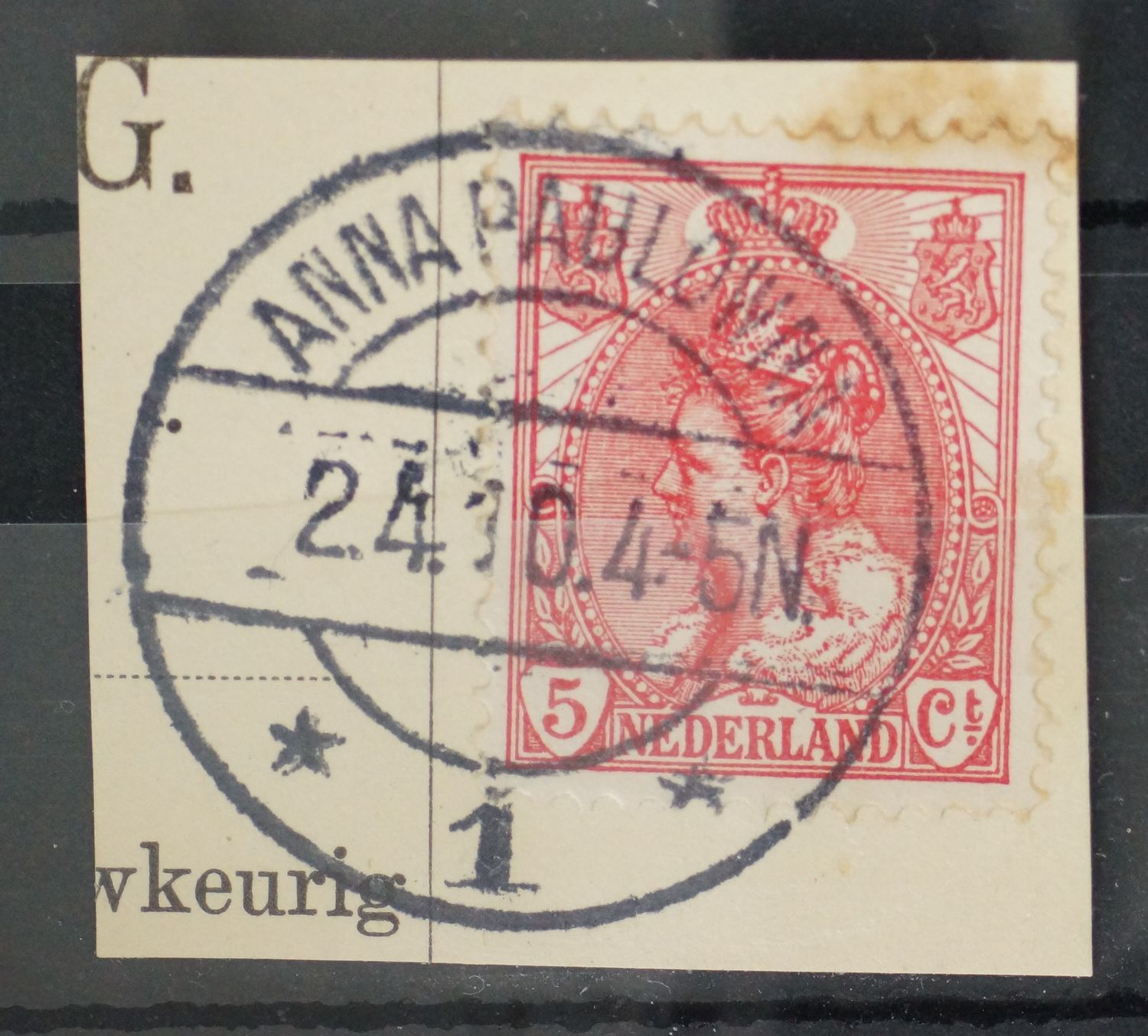 Anna Paulowna 1 op NVPH 60 Anna Paulowna 1 op NVPH 60