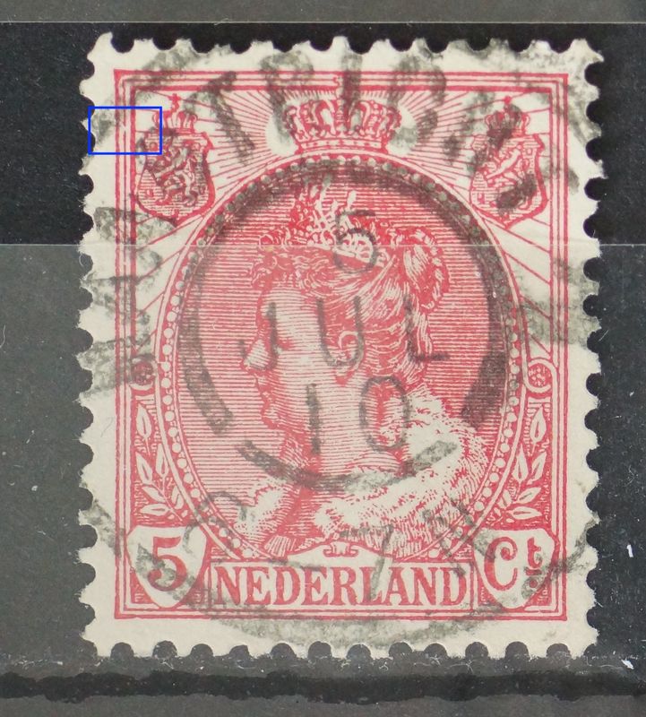 Maastricht 1 op NVPH 60 - plaatfout Maastricht 1 op NVPH 60 - plaatfout