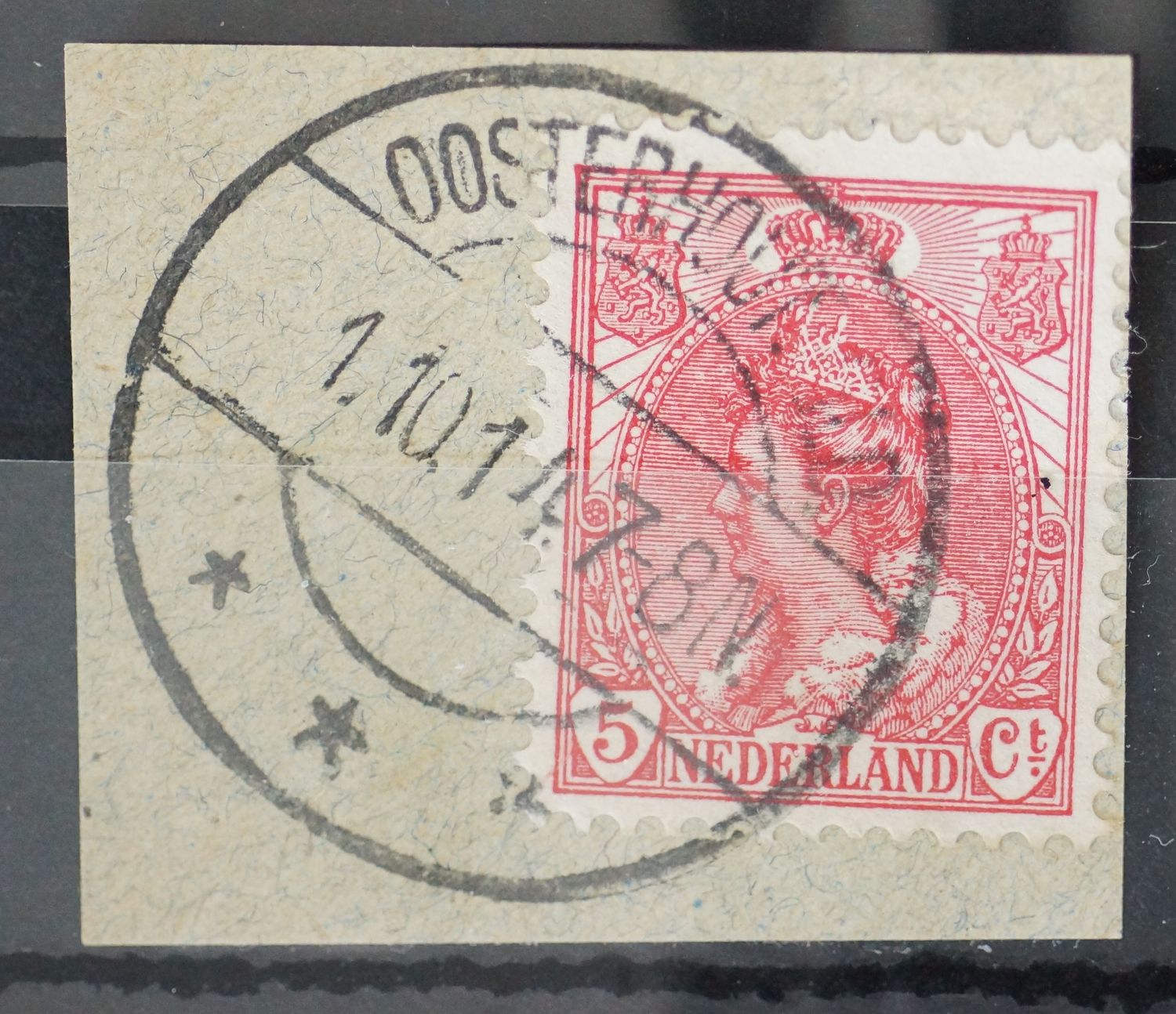 Oosterhout (Gld.) op NVPH 60 - vrij schaars