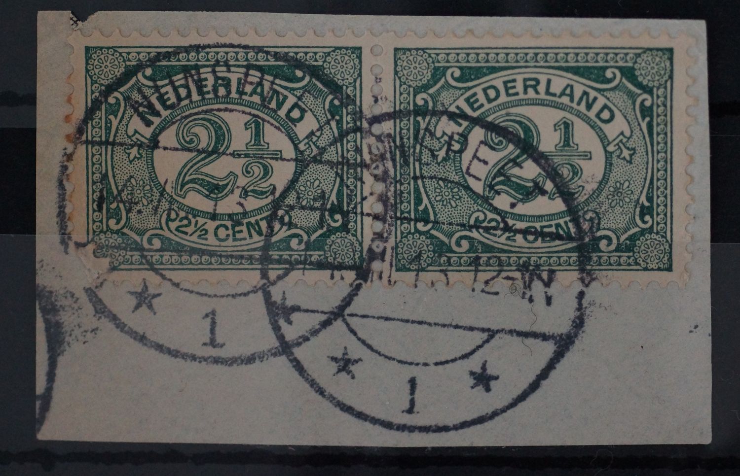 Nunspeet 1 op NVPH 55 (paar)