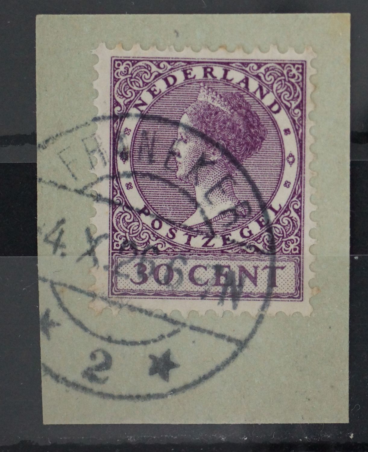 Franeker 2 op NVPH 158 - vrij schaars Franeker 2 op NVPH 158 - vrij schaars